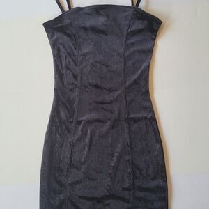 Elegant Black Strapless Dress